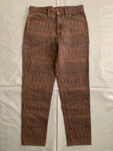 Load image into Gallery viewer, 2010s Cav Empt Faded Burnt Orange Overdyed Pants with Soundwave Graphic - Size M