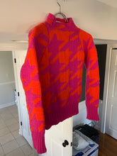 Load image into Gallery viewer, 2001 Junya Watanabe Pink and Red Houndstooth Sweater - Size S