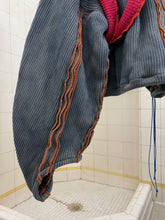 Load image into Gallery viewer, Seeing Red Teal Dyed Elephant Trunk Hoodie with Red Token Bag - Size OS