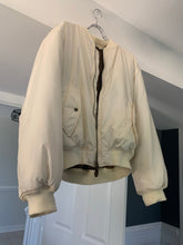 Load image into Gallery viewer, 1990s Armani Oversized White Nylon Bomber Jacket - Size OS
