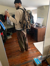 Load image into Gallery viewer, 1990s Vintage Nike Khaki Nylon Parachute Backpack - Size OS