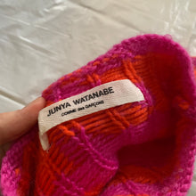 Load image into Gallery viewer, 2001 Junya Watanabe Pink and Red Houndstooth Sweater - Size S