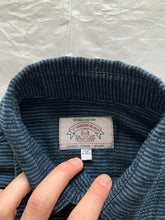 Load image into Gallery viewer, 1990s Armani Textured Weave Navy Shirt - Size L