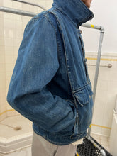 Load image into Gallery viewer, 1980s Marithe Francois Girbaud x Complemets Denim Cargo Jacket with Front Buckle Closures - Size M