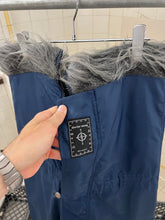 Load image into Gallery viewer, 1990s Dexter Wong Nylon Cargo Waders with Faux Fur Trim - Size L