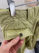Load image into Gallery viewer, 1990s Armani Textured Iridescent Yellow Nylon Snow Pants - Size M