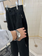 Load image into Gallery viewer, 2000s Mandarina Duck Faded Black Double Stacked Side Seam Pocket Trousers - Size M
