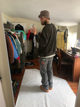 Load image into Gallery viewer, 2000s Yohji Yamamoto x Spotted Horse Repaired Distressed Denim - Size XL