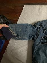 Load image into Gallery viewer, aw1986 Katharine Hamnett Denim Cargo Bomber Jacket - Size L