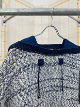 Load image into Gallery viewer, 1980s Marithe Francois Girbaud x Maillaparty Loose Heather Knit with Denim Boatneck Detail - Size M