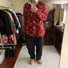 Load image into Gallery viewer, aw2002 Yohji Yamamoto Oversized Red Textured Silk Knit - Size XL