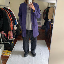 Load image into Gallery viewer, ss2000 Issey Miyake x Takashi Murakami Reversible Yellow Long Work Coat - Size M