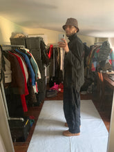 Load image into Gallery viewer, 1990s Yohji Yamamoto Pixelated Soundwave Graphic Zip-up Shirt - Size L