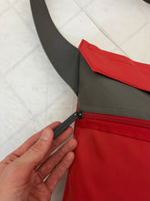 Load image into Gallery viewer, Late 1990s Mandarina Duck Small Red 'Basis' Messenger Bag - Size OS