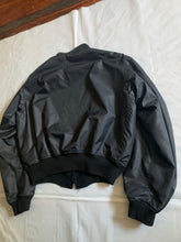 Load image into Gallery viewer, ss1993 Yohji Yamamoto Reversible Nylon &amp; Wool Cropped Bomber Jacket - Size OS