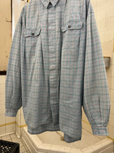 Load image into Gallery viewer, 1980s Marithe Francois Girbaud Double Pleated Shoulder Plaid Shirt - Size L