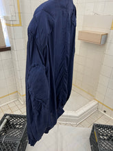 Load image into Gallery viewer, aw1986 Katharine Hamnett Silk Navy Cargo Bomber - Size OS