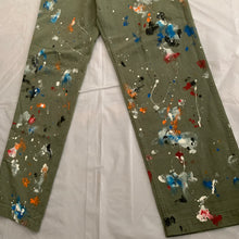 Load image into Gallery viewer, 2011 CDGH Green Paint Splattered Work Pants - Size XL
