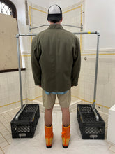 Load image into Gallery viewer, 1980s Marithe Francois Girbaud x Closed Military Blazer with Padded Shoulders - Size L