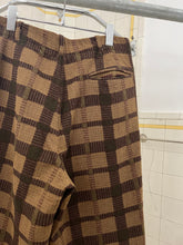 Load image into Gallery viewer, 1980s Armani Earth Toned Plaid Trousers - Size M