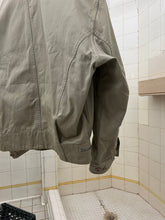 Load image into Gallery viewer, 1980s Issey Miyake Cotton Gabardine Bomber with Pleating and Waist Synching Details - Size M