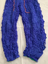 Load image into Gallery viewer, aw1999 Issey Miyake Blue Crinkled Bungee Pants - Size M