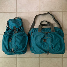 Load image into Gallery viewer, 2000s Issey Miyake Teal Nylon Transformable Bag - Size OS