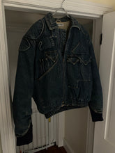 Load image into Gallery viewer, aw1986 Katharine Hamnett Denim Cargo Bomber Jacket - Size L
