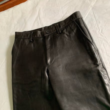 Load image into Gallery viewer, aw1999 Issey Miyake Black Leather Pants - Size M