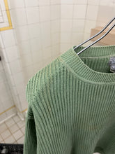 Load image into Gallery viewer, 1980s Marithe Francois Girbaud Wide Mint Ramie Sweater - Size S