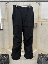Load image into Gallery viewer, ss2007 Issey Miyake Black Darted Knee Cargo Pants - Size L