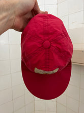 Load image into Gallery viewer, 1990s Armani Red Long-Brim Logo Cap - Size OS