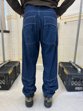 Load image into Gallery viewer, 1990s Mickey Brazil Blue Jeans with Cinch Hem Detail - Size M