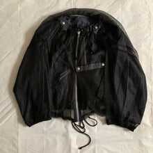 Load image into Gallery viewer, ss1992 Issey Miyake Double Layered Mesh Nylon Bomber Jacket - Size S