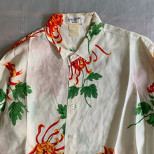 Load image into Gallery viewer, ss1996 Yohji Yamamoto Oversize Acetate Floral Print Shirt - Size XL