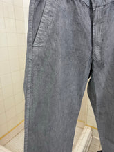 Load image into Gallery viewer, 2000s Mandarina Duck Overdyed Trousers with Back Pocket Zipper Detail - Size L