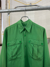 Load image into Gallery viewer, 1980s Katharine Hamnett Green Silk Cargo Shirt - Size M