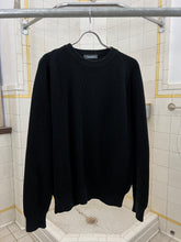 Load image into Gallery viewer, 1980s Issey Miyake Black Rib Knit Sweater - Size L