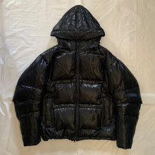 Load image into Gallery viewer, aw1999 Issey Miyake Coated Nylon Puffer Jacket with Exaggerated Hood - Size XL