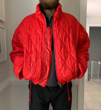 Load image into Gallery viewer, aw1993 Issey Miyake Massive Red Quilted Puffer Jacket - Size XL