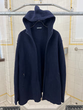 Load image into Gallery viewer, Late 1990s Mandarina Duck Raw Cut Boiled Wool Hooded Parka - Size XL