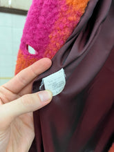 Load image into Gallery viewer, 1980s Armani Plaid Boiled Wool Overcoat - Size M