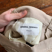 Load image into Gallery viewer, 1996 General Research Beige Bondage Strap Pants - Size M