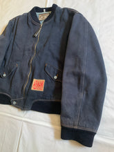 Load image into Gallery viewer, 1990s Armani Heavy Cotton Cropped Bomber Jacket - Size XL
