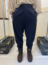 Load image into Gallery viewer, 1980s Katharine Hamnett Navy Center Seamed Work Trousers - Size M