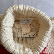 Load image into Gallery viewer, aw1995 Yohji Yamamoto Intasaria Mohair Red Daisy Knit - Size M