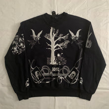 Load image into Gallery viewer, aw2002 Bernhard Willhelm Embroidered Graphic Crewneck - Size M
