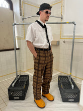 Load image into Gallery viewer, 1980s Armani Earth Toned Plaid Trousers - Size M