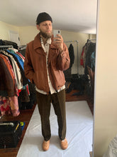 Load image into Gallery viewer, aw1992 Issey Miyake Leather Pillow Neck Flight Jacket with Packable Hood - Size XL