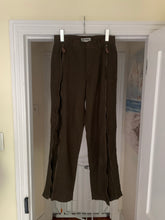 Load image into Gallery viewer, ss2001 Issey Miyake Dark Khaki Front Zipper Trousers - Size S